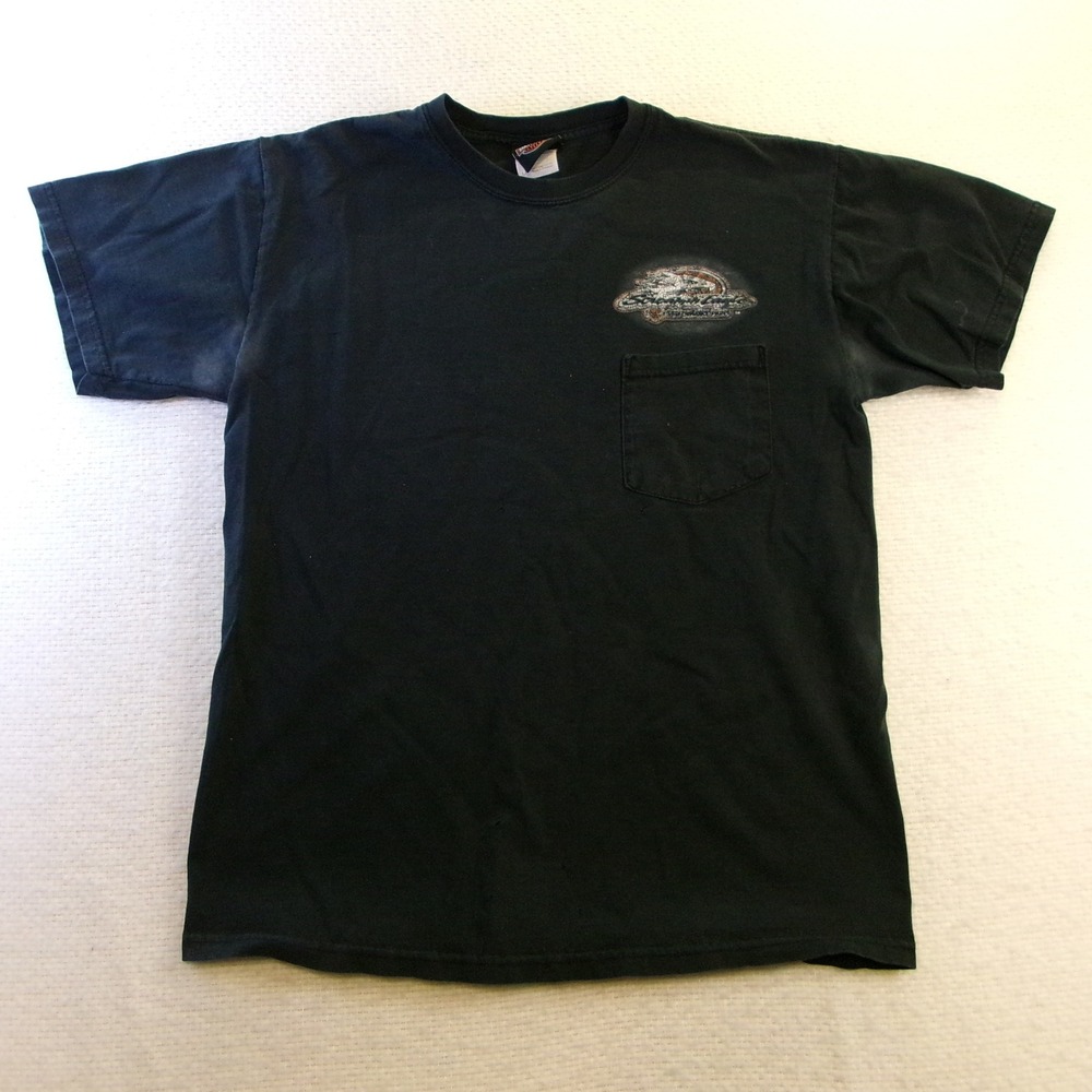 Harley Davidson Mens‎ M Pocket T-Shirt Black Screamin Eagle Performance Parts